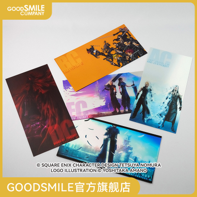 taobao agent [GSC pre -sale deposit] Final Fantasy 7 series metal large postcard set