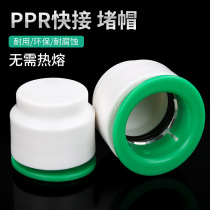 In-line ppr water pipe quick connector no hot melt 4 minutes 25 plug cap quick plug plug plug cap no iron
