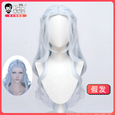 taobao agent Xiuqin FF14 Venis COS wig Final Fantasy 14 Hailidlin Mom Crystal Ancient Man Fake Mao