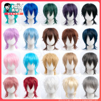 Xiuqin family universal anti-up cos wig lengthened hair tail fluffy face mullet wolf tail handsome student