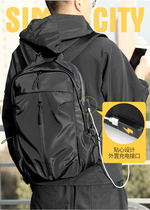 Business backpack mens 2021 new waterproof travel backpack fashion computer bag student school bag mens lightweight