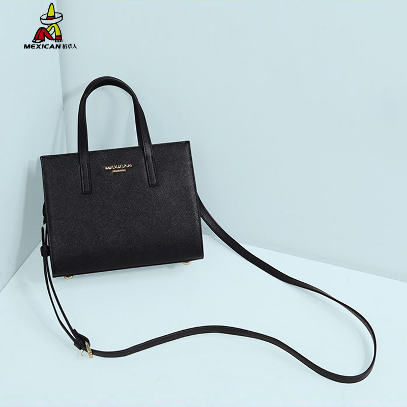 Scarecrow handbag 2018 new handbag women's leather tote bag simple wild shoulder Messenger bag small bag
