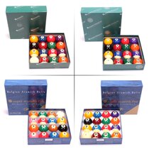 Belgian Yalemi Billiards Crystal Ball Chinese Black Eight 16 Color Gold Silver Award TV American Table Ball