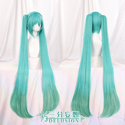 taobao agent Three -point delusion Hatsune COS accessories Hatsune Phanton Kai Shi recorded long COSPLAY wig COSPALY prop