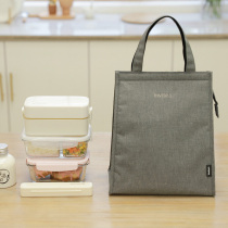Lunch box Hand bag office workers large capacity with lunch lunch bag fashion small student thick insulation bag