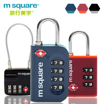 TSA customs lock Password lock Trolley case Luggage lock Suitcase Mini padlock Cabinet lock buckle lock Luggage lock