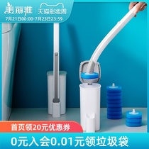 Disposable toilet brush set Household Nordic creative replaceable brush head Toilet brush Toilet without dead angle toilet brush