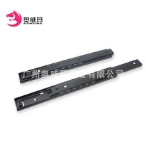 2712 two-fold slide rail 1 2 thick steel ball mute drawer guide rail 8 inch two-section slide rail 200mm two-fold slide rail