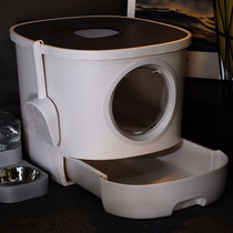 Cat litter Basin fully enclosed drawer type toilet large anti-splash semi-closed top-out top-out large cat supplies
