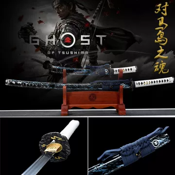 【対馬島の魂-セットナイフ】武具　刀装具　日本刀　模造刀   居合刀 対馬島の魂-セットナイフ】武具 刀装具 日本刀 模造刀 居合刀 対馬
