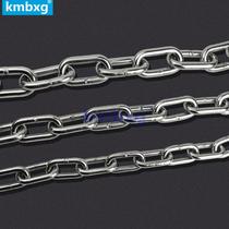 Kemai 304 stainless steel middle ring chain lifting gourd hand chain hand drawn stainless steel chain 5mm middle ring