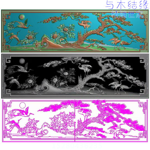 松鹤延年木雕-松鹤延年木雕促销价格、松鹤延年木雕品牌- 淘宝
