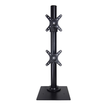 Up and down left and right dual-screen computer LCD monitor stand desktop base) multi-screen TV stand Universal rotation