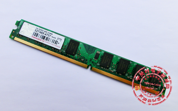 Genuine Transcend/Creative 2G DDR2 800 Desktop Memory Bar PC2 6400U Compatible 667