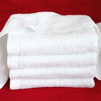10 long pure white cotton towel dance Bath hotel pedicure thick Factory Kitchen disposable Rag