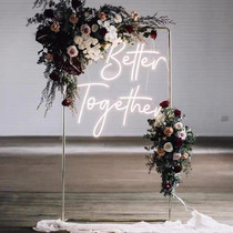 2020 new wedding props flower stand shop display frame wedding photo frame arch iron shelf welcome area decoration