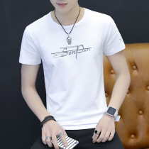 t-shirt men short sleeves 2022 new mens clothing ice silk summer clothes summer clothing body-shirt pure cotton slim fit half sleeves
