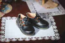  (TenderITN two groups)Double belt Mary Jane bjd four points mdd msd leather shoes Be sure to read the details