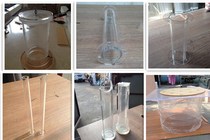 Plexiglass tube Large diameter acrylic tube Acrylic rod processing products Milk white lamp Acrylic cylindrical