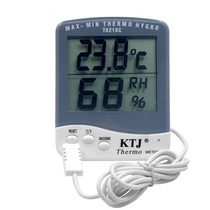  KTJ Jintuojia TA218C digital display electronic hygrometer with probe Household thermometer Indoor thermometer