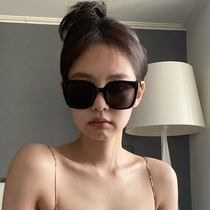 jennie same advanced sensory sunglasses female large face slim large frame black sunglasses tidal anti-UV net reddits