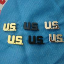 Metal Badge American US collar Collar Badge dress often served with a badge badge