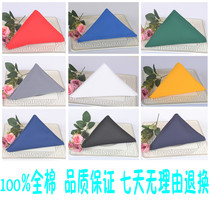 Ex-gratia thickened full cotton mouth cloth Hotel West Restaurant pure cotton napkin cloth Blossom Cup cloth with no drop of hair