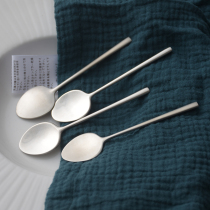 Nordic Petal Spoon ins Cute 304 Stainless Steel Net Red Petal Mixing Spoon Dessert Coffee Spoon