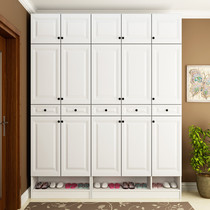 Entering shoe cabinet New 2020 explosive household door door integrated entrance cabinet simple modern wall partition cabinet