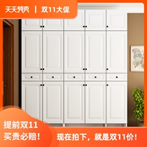 Entering shoe cabinet New 2020 explosive household door door integrated entrance cabinet simple modern wall partition cabinet