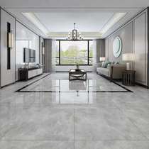  Dongpeng tile light gray tile floor tile 800*800 living room dining room floor tile new full cast glaze non-slip brick