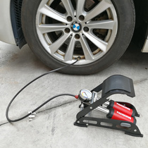  Car air pump Foot portable pump Car tire foot double cylinder car pump