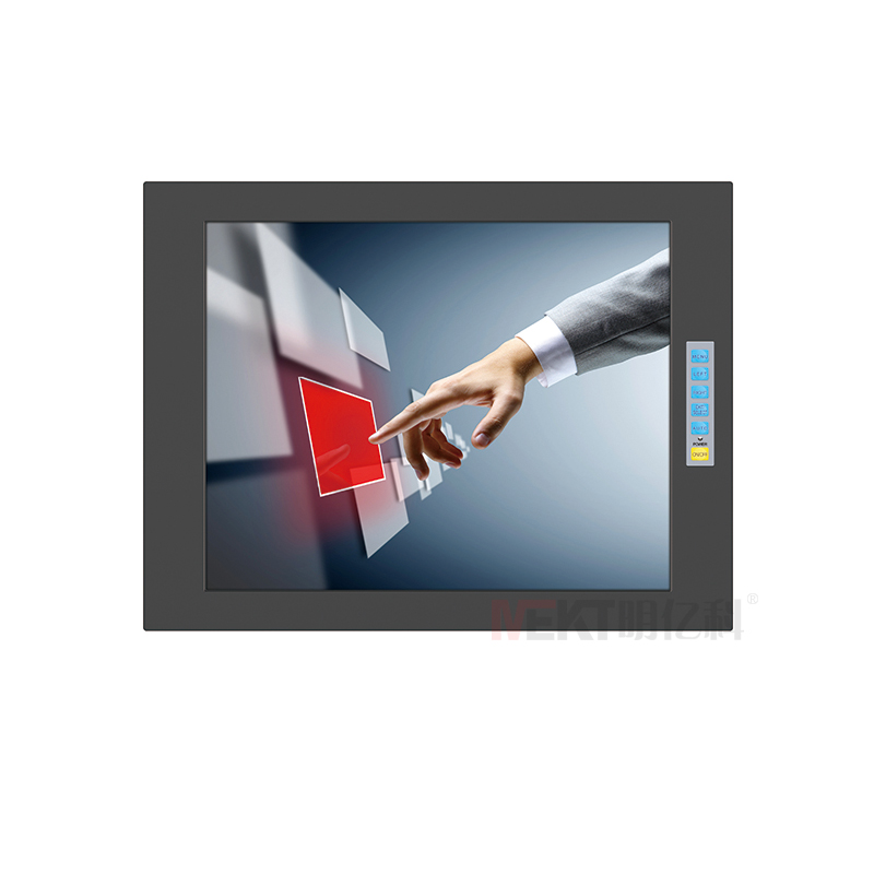 19 inch industrial display resistance touch embedded cabinet display perfect screen bright LCD display