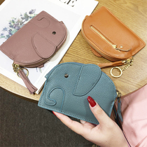 Leather Wallet Women 2021 New Fashion Small Wallet Simple Mini Ladies Short Coin Wallet Cowhide Bag