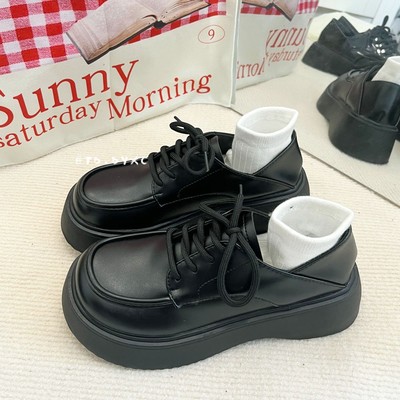 taobao agent Loafers, universal high footwear platform English style, British style