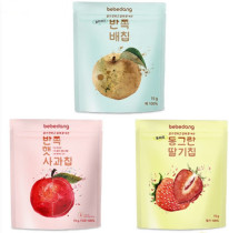 Korean baby food snacks bebedang dried fruit strawberry dried apple pears