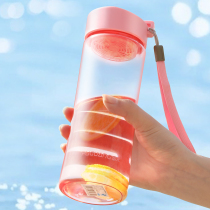 Fulight Space Cup male and middle school students portable anti-fall female summer sports simple fresh forest plastic water Cup