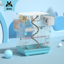 Favorite Front Acrylic Bird Cage Double blue Bird Villa cage Cage Tiger Leather the special large number cage