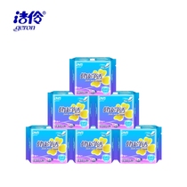Jie Ling healthy and clean cushion soft and breathable surface sanitary pad 165mm25 Tablet X 6 packs