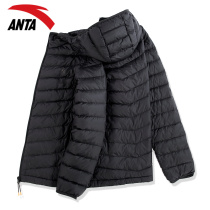 Anpedal Light Feather Down Jacket Man Hat Jacket Officer Net Flagship 2021 New Winter Collar Black Down Jacket