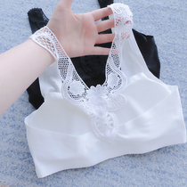 2018 Maternity underwear base sling bandeau summer ice silk lace beauty back wrap chest sleep incognito maternity bra