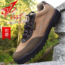 Jiefang shoes 3537 low-side construction site wear-resistant canvas shoes men's training shoes deodorant labor protection shoes breathable military rubber shoes