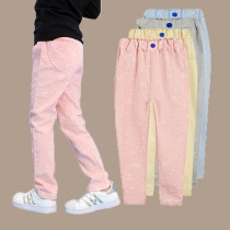 Childrens pants girl pants autumn 2022 new childrens clothing Korean version spring autumn casual pants foreign air long pants outside