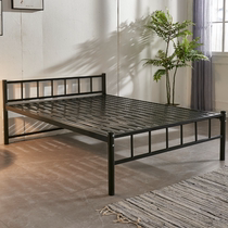 Wrought iron bed 1 8 meters hob rental simple economical 1 5 meters double iron wrought-iron beds 1 2 m