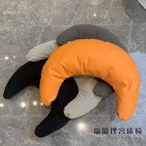 New Beauty Hair Shop Chair Crescent Holding Pillow
