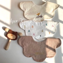 Kim Ariels D for example for bihood 3 optional Korean series A waterproof gauze baby saliva towel 0-3 years old