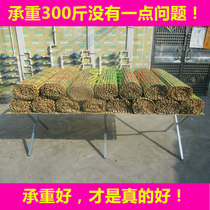 Stall shelves thickened 1 0 shelves Stall folding telescopic rack stall bamboo mat 1 5 meters 2 meters 3 meters bamboo mat