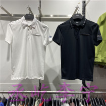 Li Ning 2021 summer new mens short sleeve polo shirt lapel breathable slim fashion sportswear APLR015