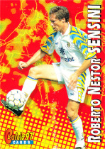 panini 97 - 1 Serie A football star Card San Sini Parma Puka
