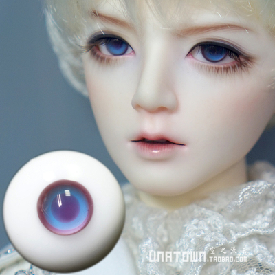 taobao agent Spot BJD glass eye bead small iris Purple purple 12/14/16mm small eye gospel DZ/mk